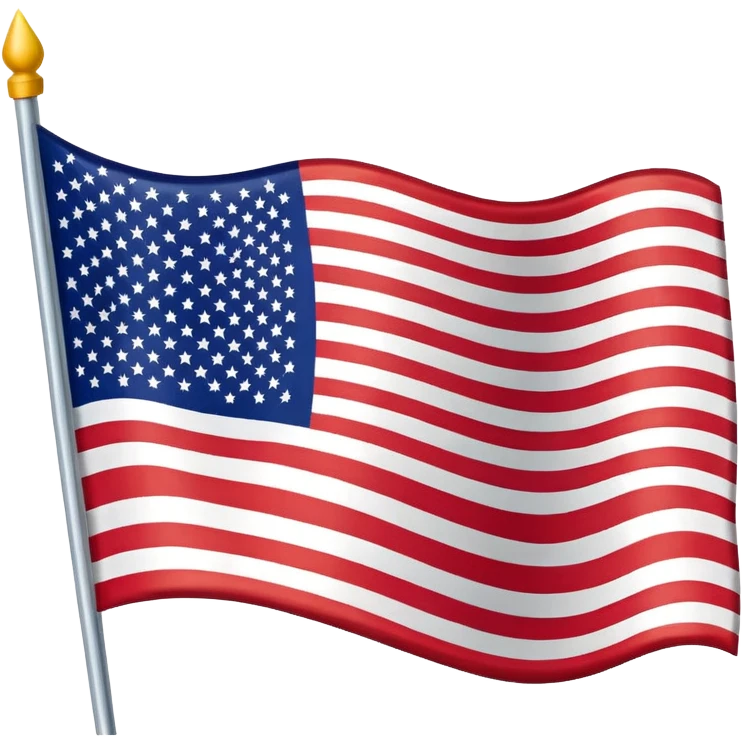 Mix flag Canada and USA emoji