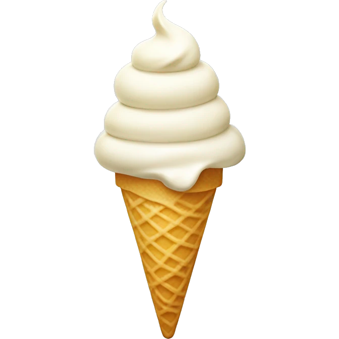 Vanilla Ice cream emoji