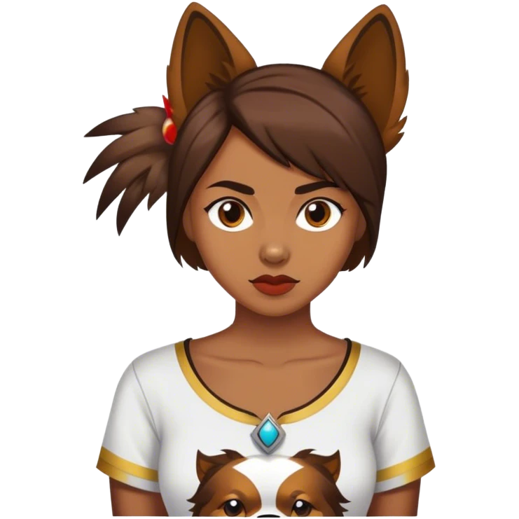 Dog hawk tuah emoji