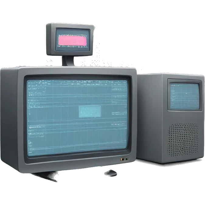 Computer monitoring emoji