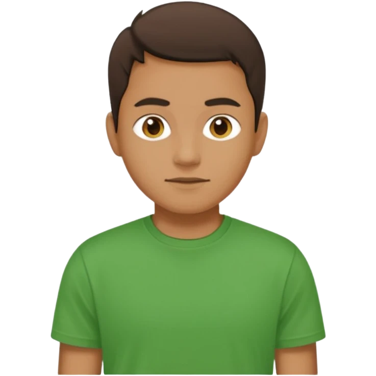 polera brasil verde corta emoji