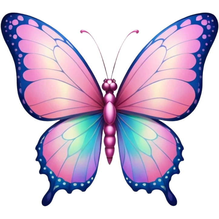 Pink Fairy Garden Butterfly emoji