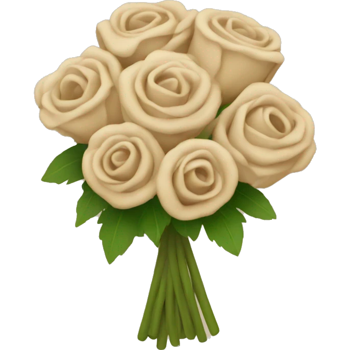 beige boquet emoji