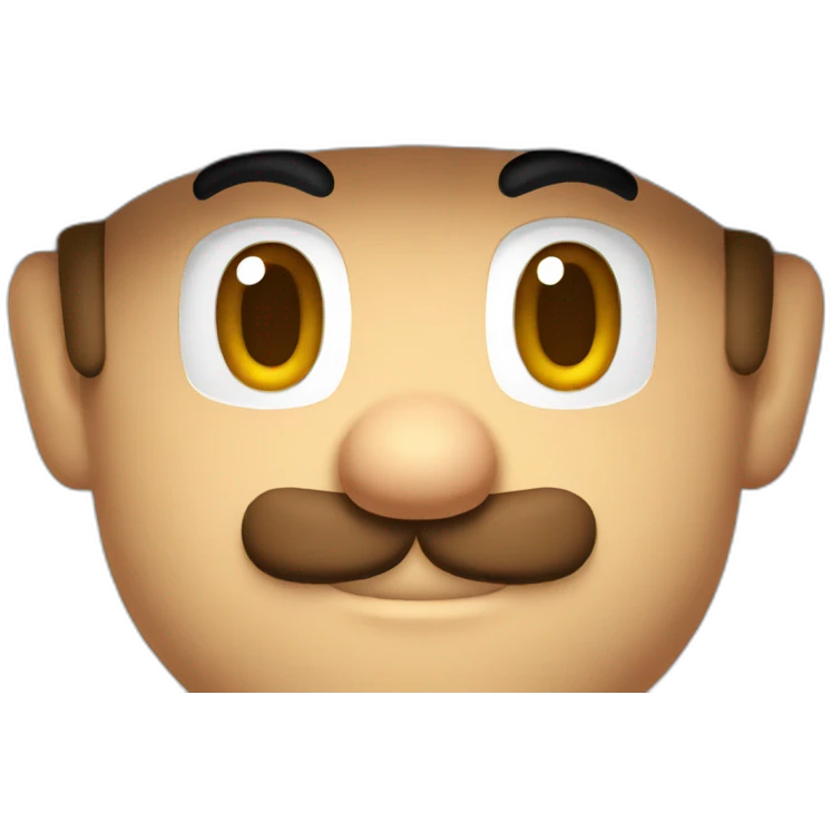 Mario head emoji