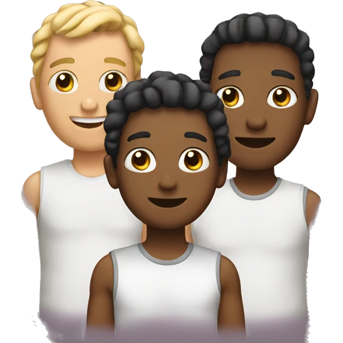three friends emoji