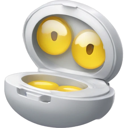 closed screw-top contact lens case emoji
