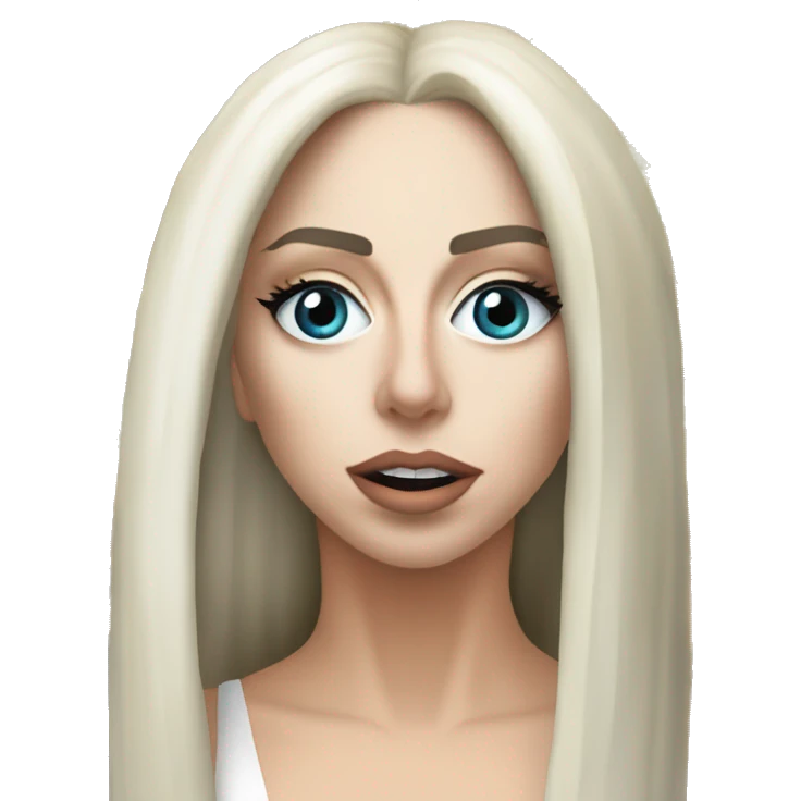Сделай lady gaga как монашка молится  и на заднем плане sagrada familia emoji