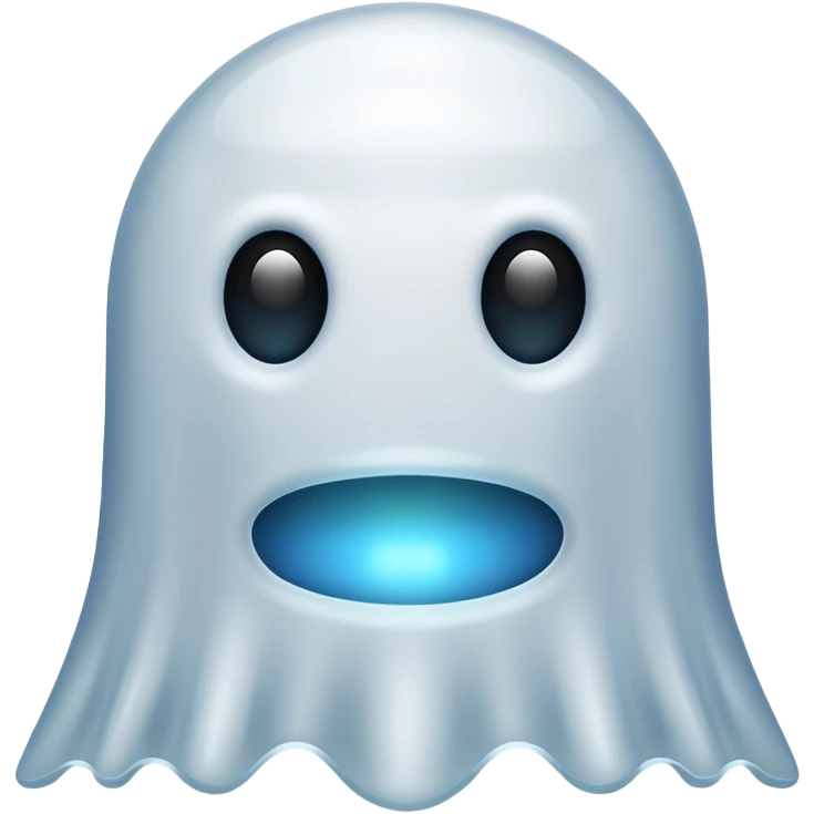 Pacman stye Ghost emoji