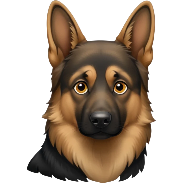 A German Shepherd Dog emoji