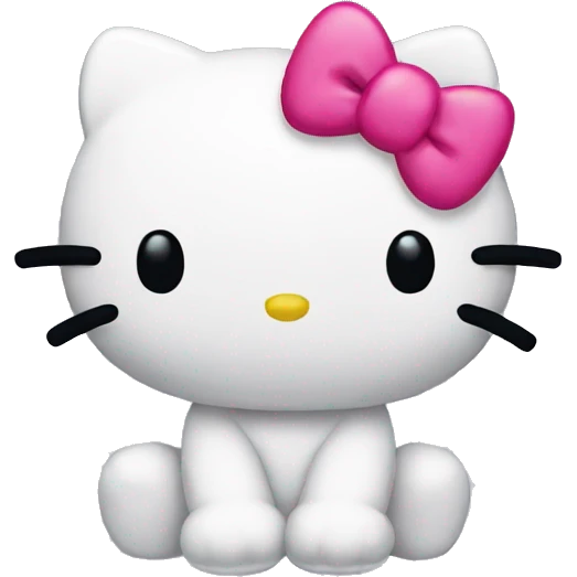 Hello kitty emoji
