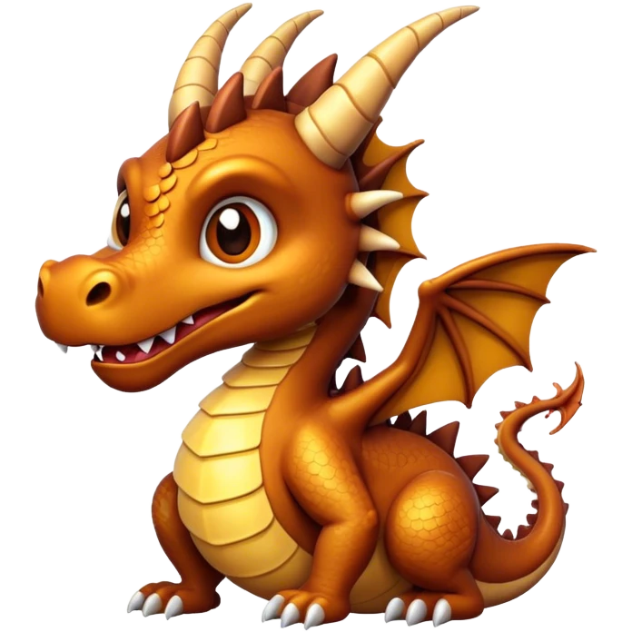 Brown Dragon emoji