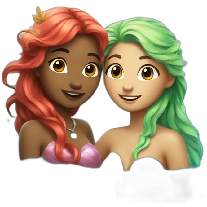 mermaid and fairy  emoji