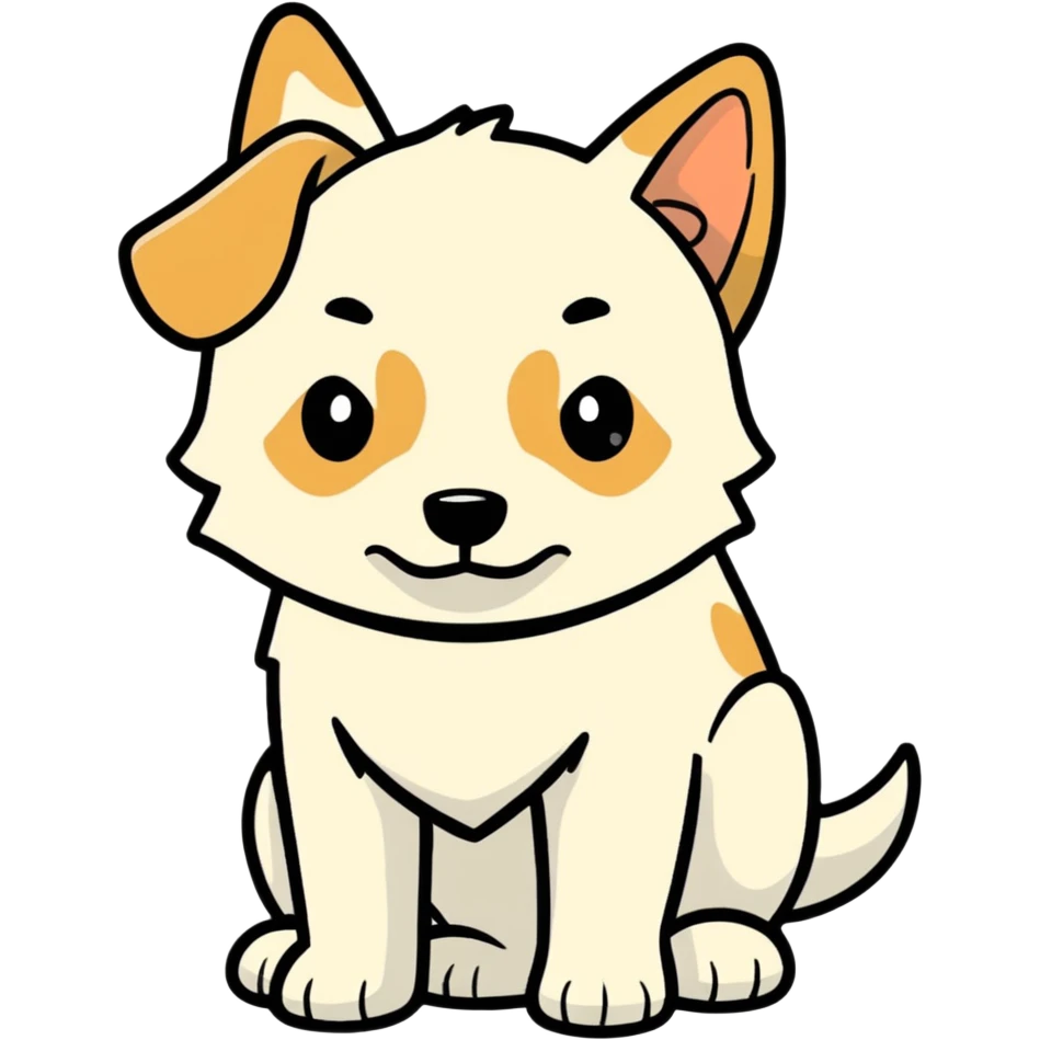 dog with the thousand yard stare emoji