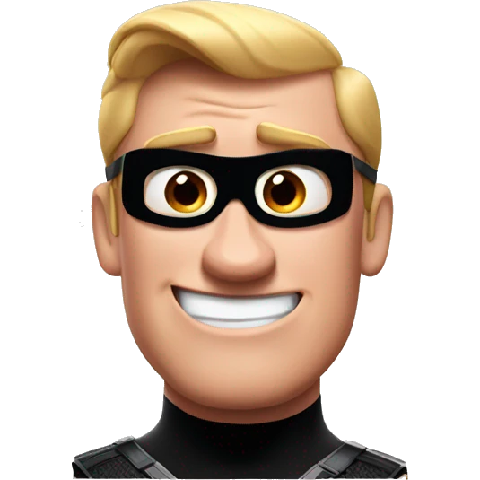 Pixar Mr Incredible  emoji