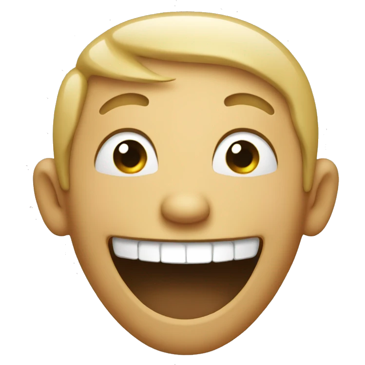 Laughing person emoji