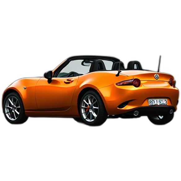 mazda mx5 nb2 orange emoji