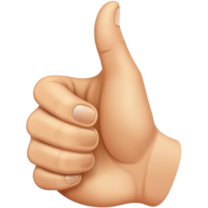 À thumb up emoji