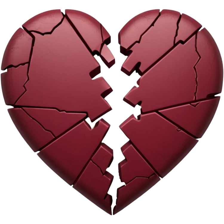 marron break heart emoji