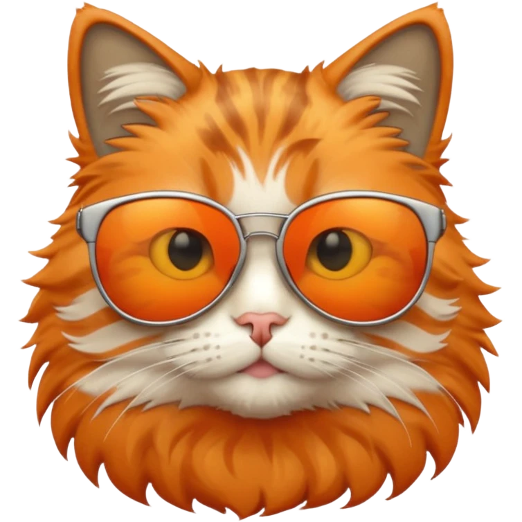 Cat wearing sunglasses emoji