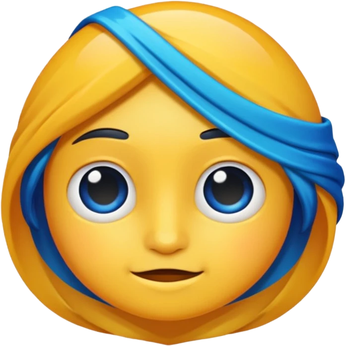 Blue emoji