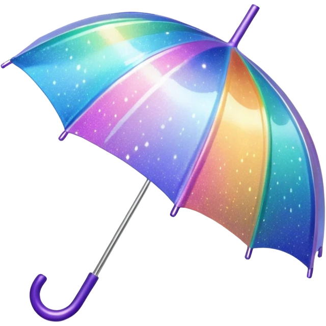 sparkly umbrella emoji