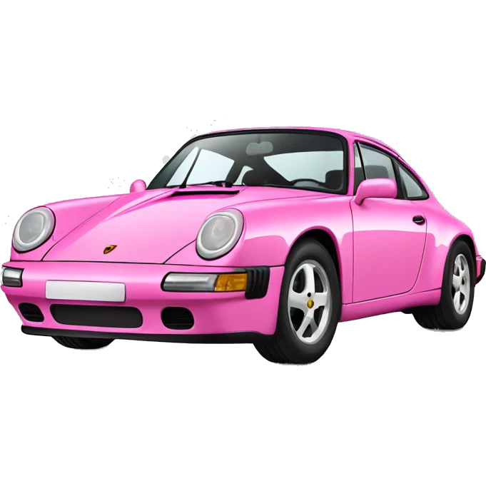 Pink Porsche  emoji