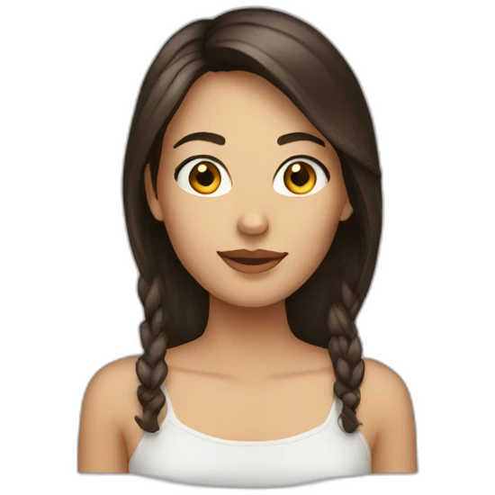 Brunette emoji