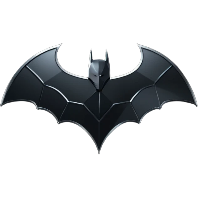 Batman Arkham Knight logo Full black emoji