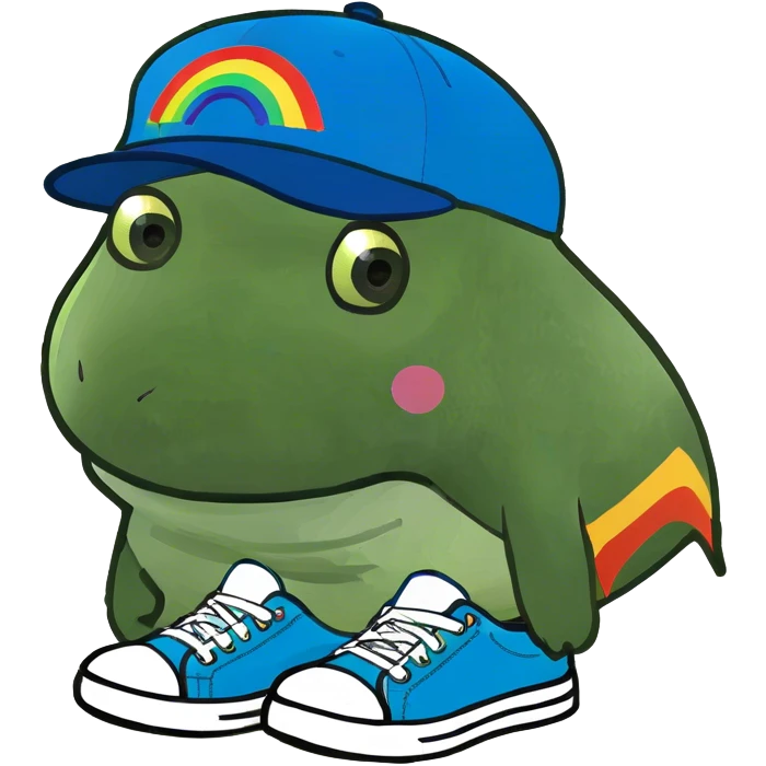 rainbow friends blue emoji