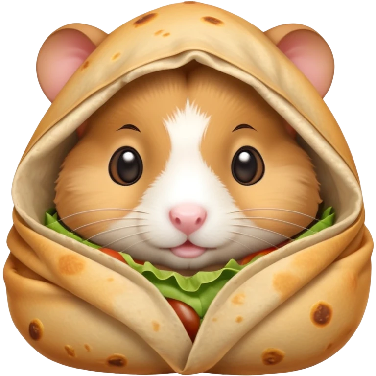 Hamster in a burrito  emoji