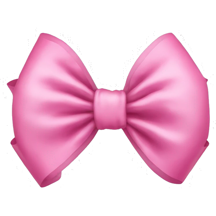  Pink bow emoji