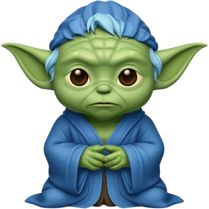 blue yoda emoji