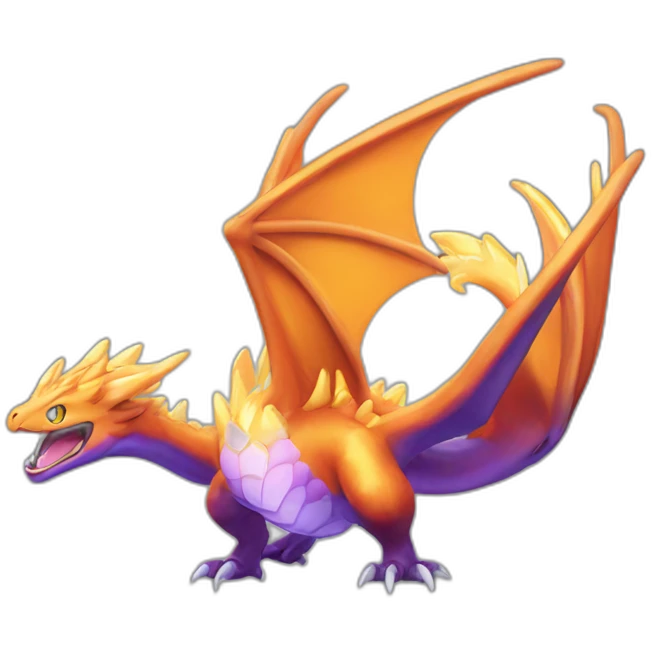 Pokémon Dracaufeu Shiny emoji