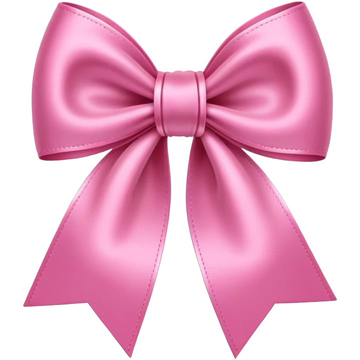 Pink bow emoji