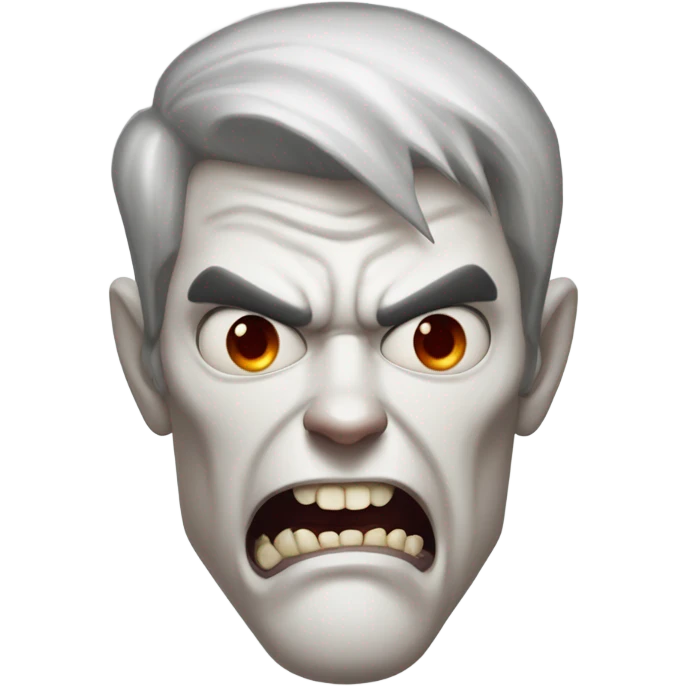 Spider-Man as ghost vampire angry emoji
