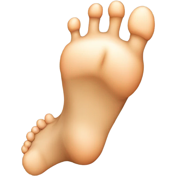 Healed foot emoji