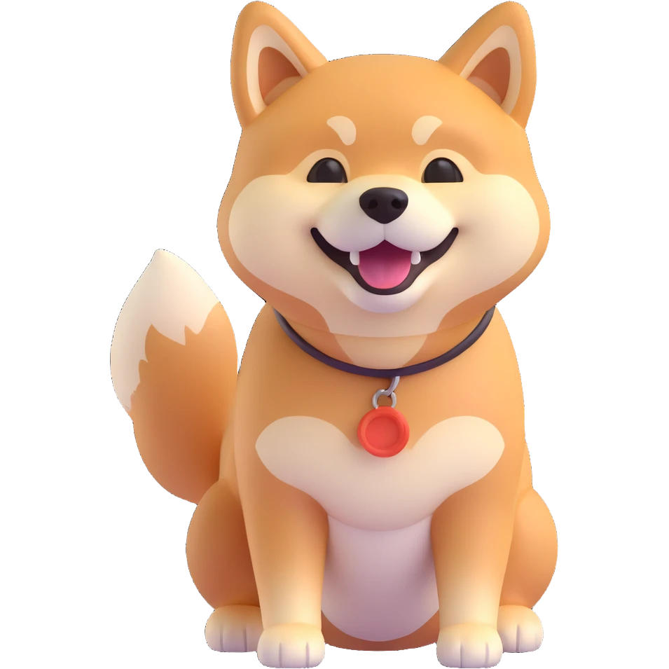 shiba inu happy emoji