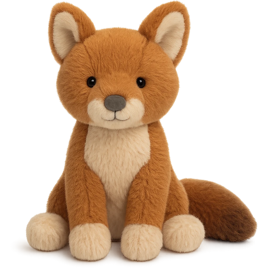 dhole jellycat stuffed plush emoji