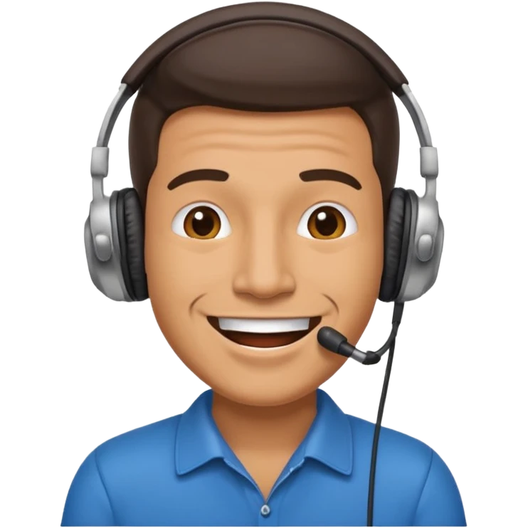 radio guy censored mouth emoji