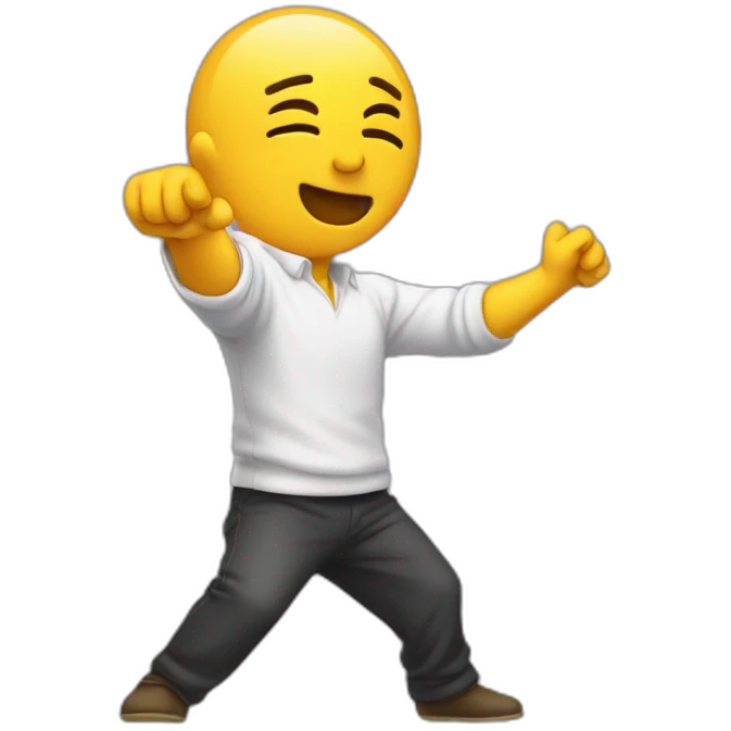 people dab emoji