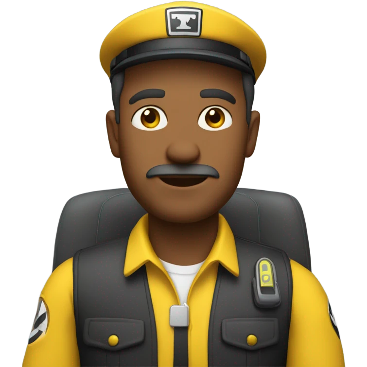 taxi driver emoji
