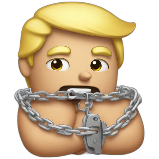 trump-in-handcuffs emoji