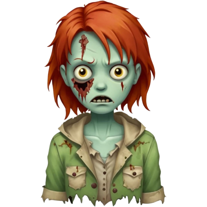 Readhead zombie emoji
