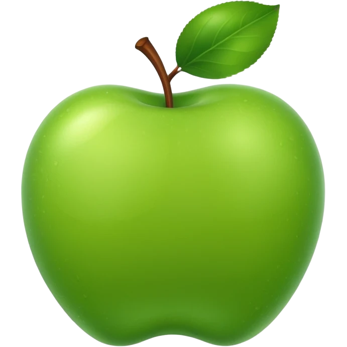 green apple emoji