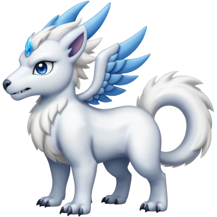 Absol-Reshiram-Fusion (full body) emoji