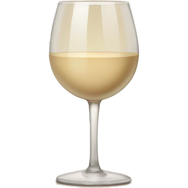 Beige asthetic wine Glas with a bow on the stem emoji