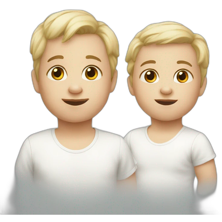 2 white toddlers emoji
