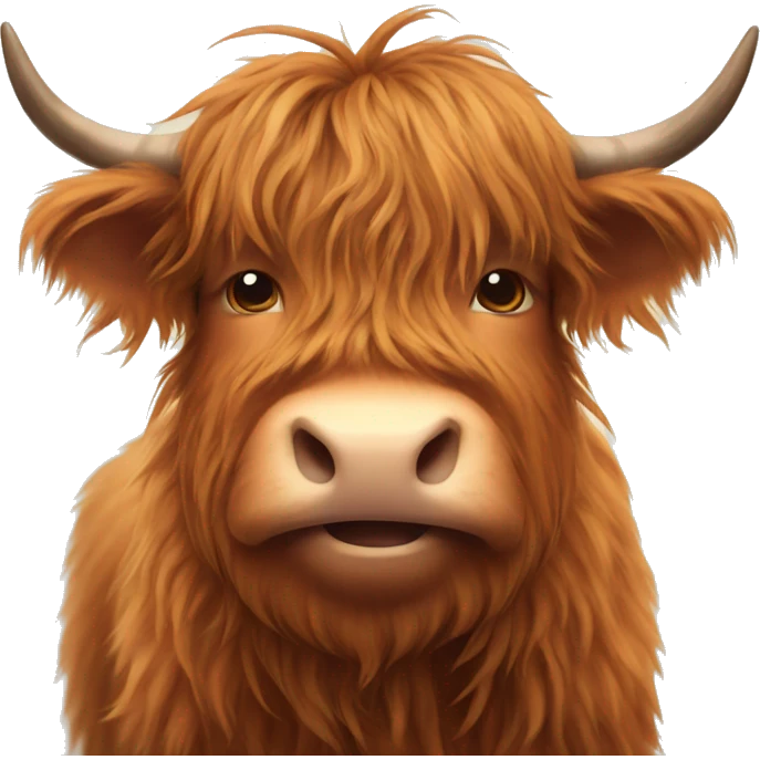 Highland cow emoji