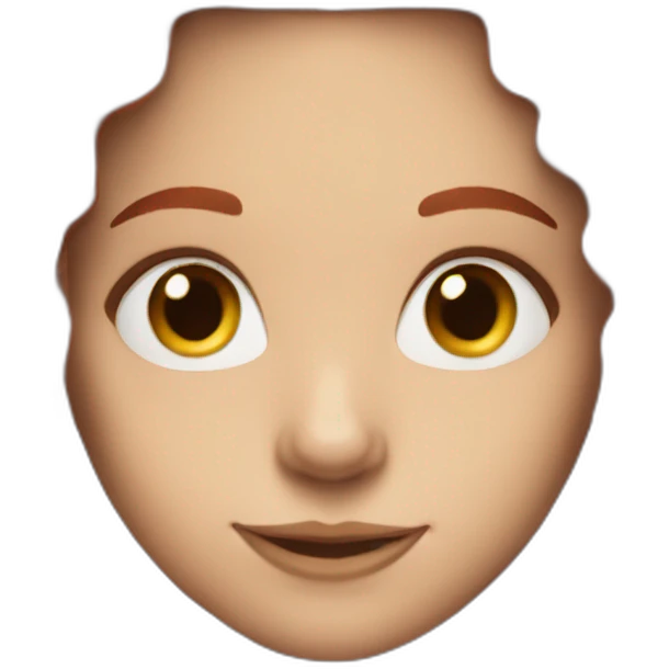 red long hair woman smiling blue eyes nose piercing emoji