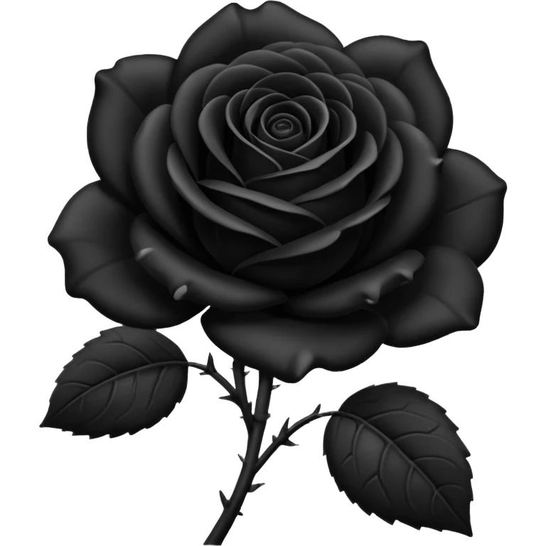 black rose emoji